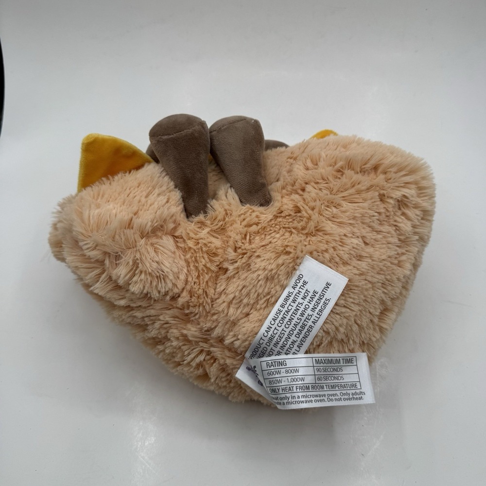 NEW Warmies Grilled Cheese Weighted Stuffed Plush Scented & microwavable - Picture 3 of 9